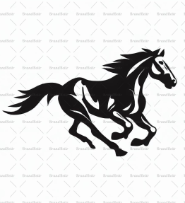 Galoppierendes Pferd